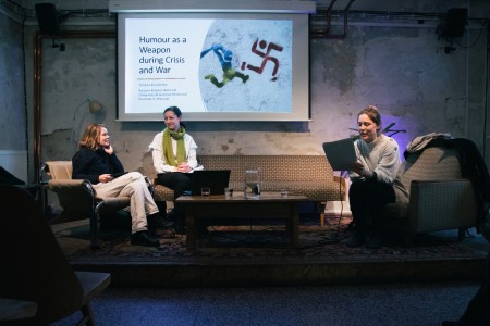 Humour as a weapon in crisis and war