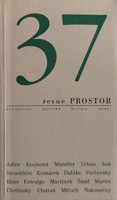 Obálka čísla Revue Prostor č. 37