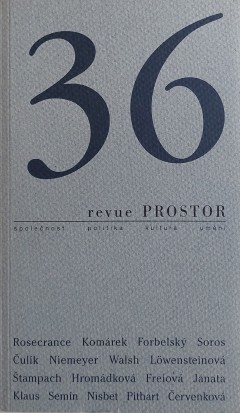 Obálka čísla Revue Prostor č. 36
