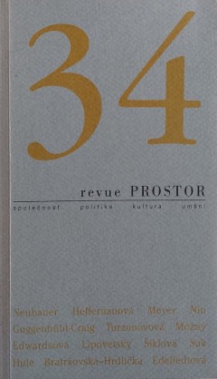 Obálka čísla Revue Prostor č. 34